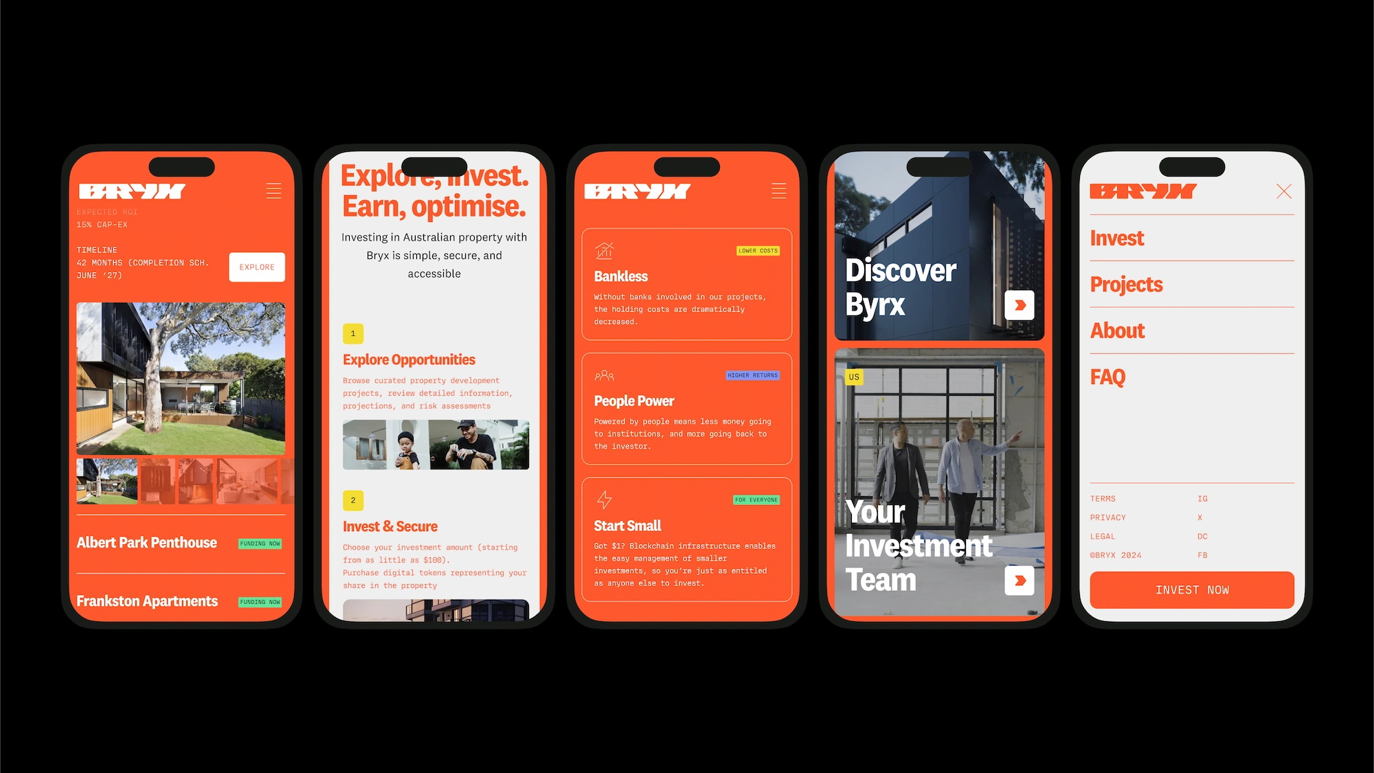 Mobile Web Design for Bryx