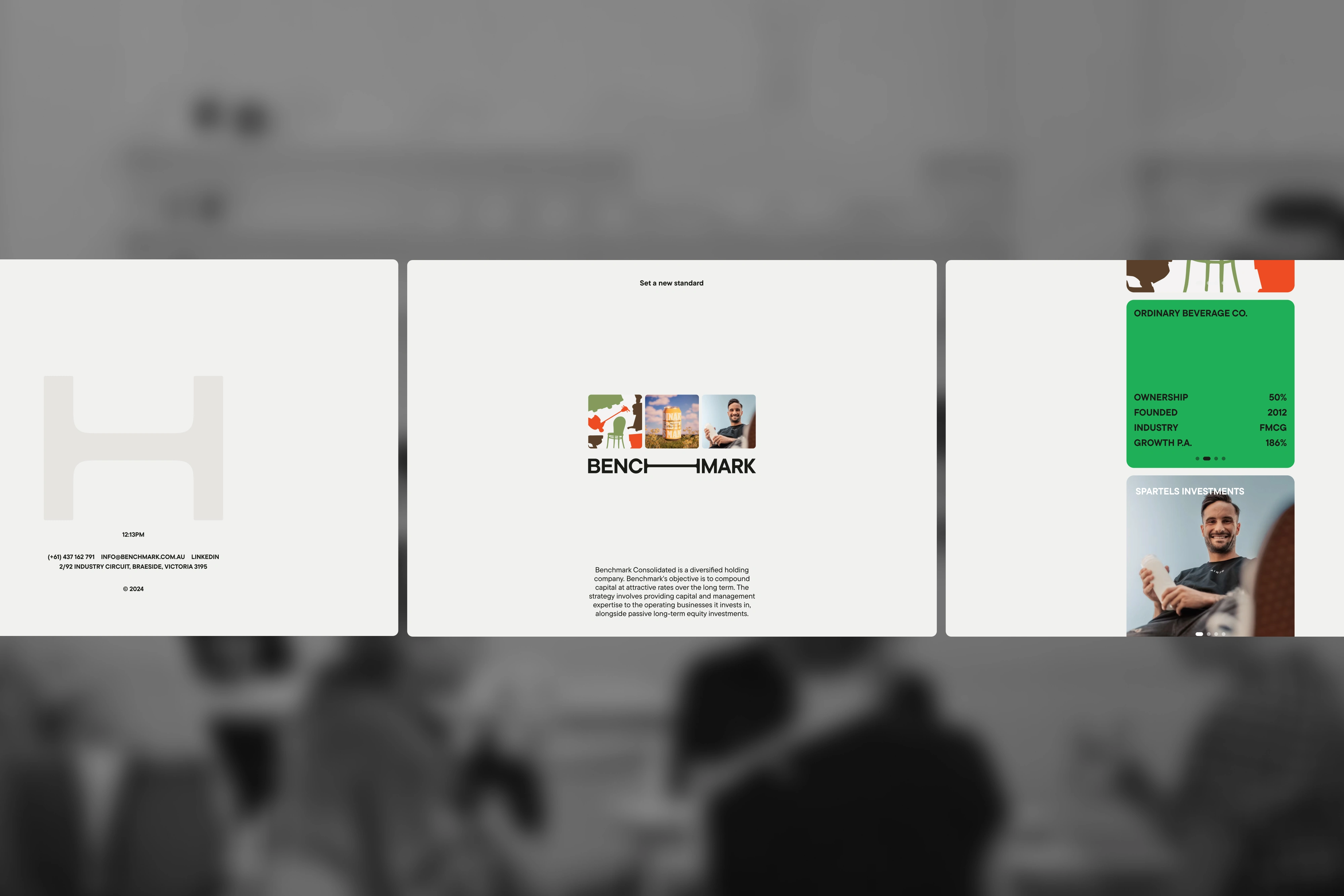 Website Design for Benchmark Consolidated