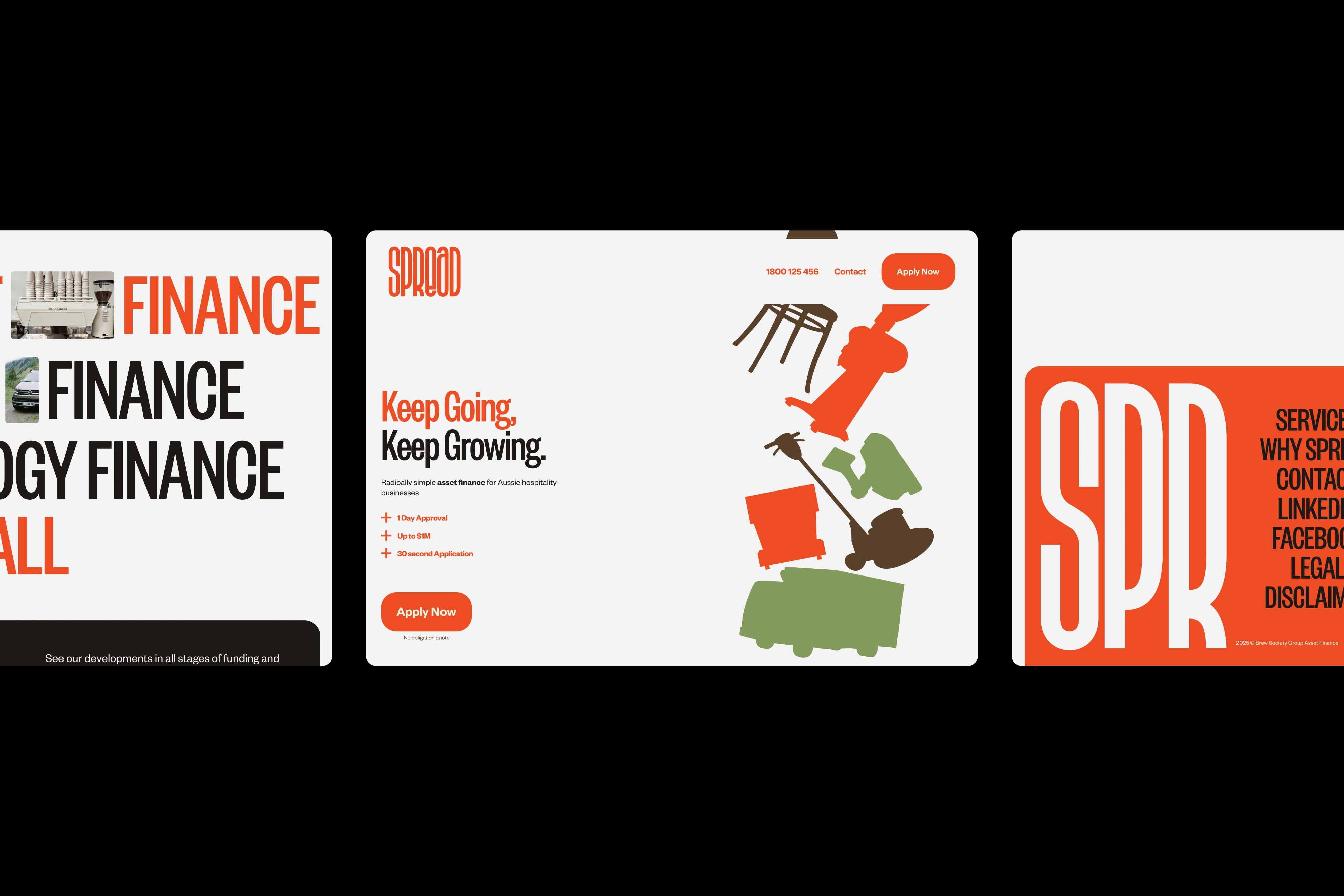 Website Design for Spread Asset Finance