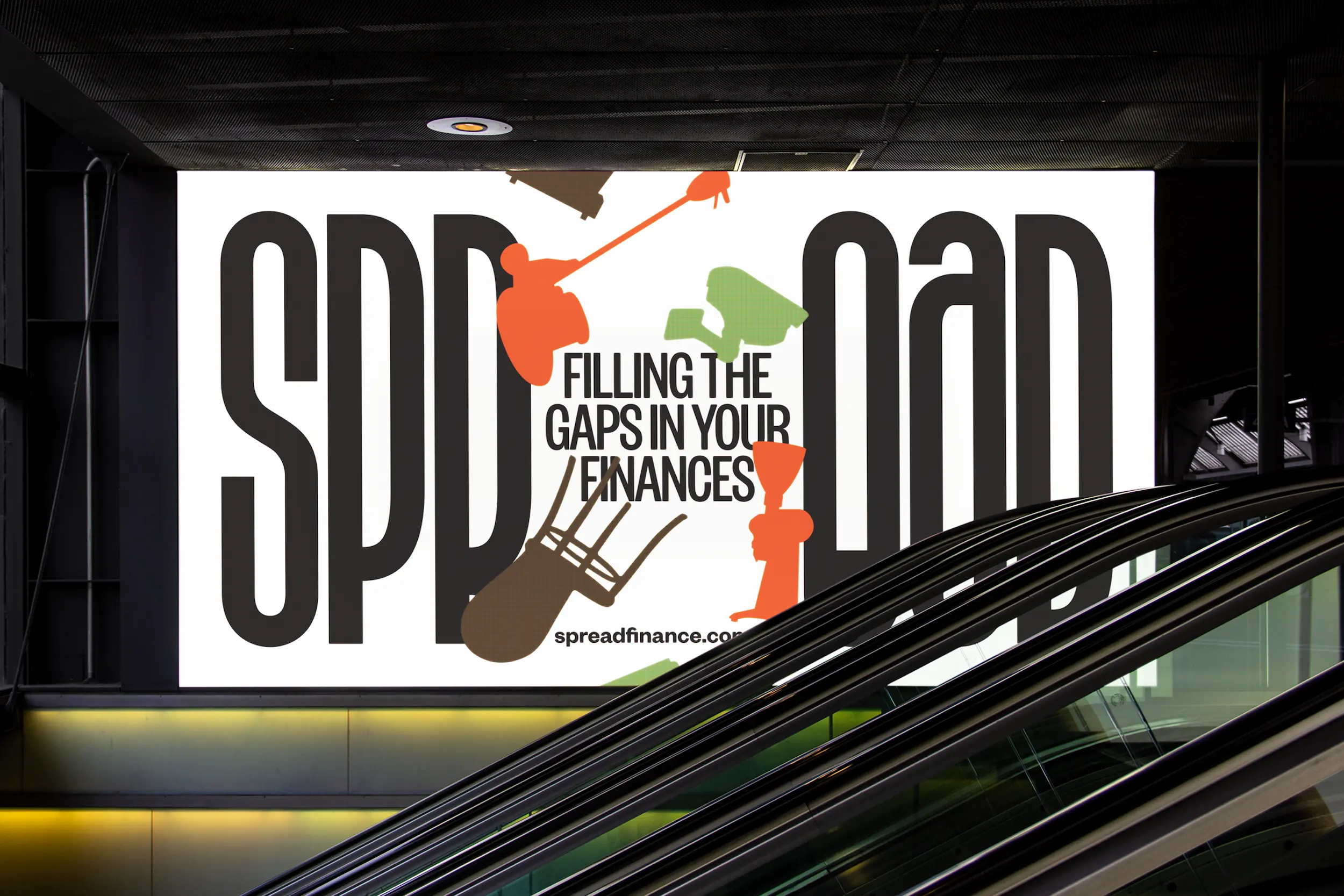 Digital Billboard Design for Spread Asset Finance