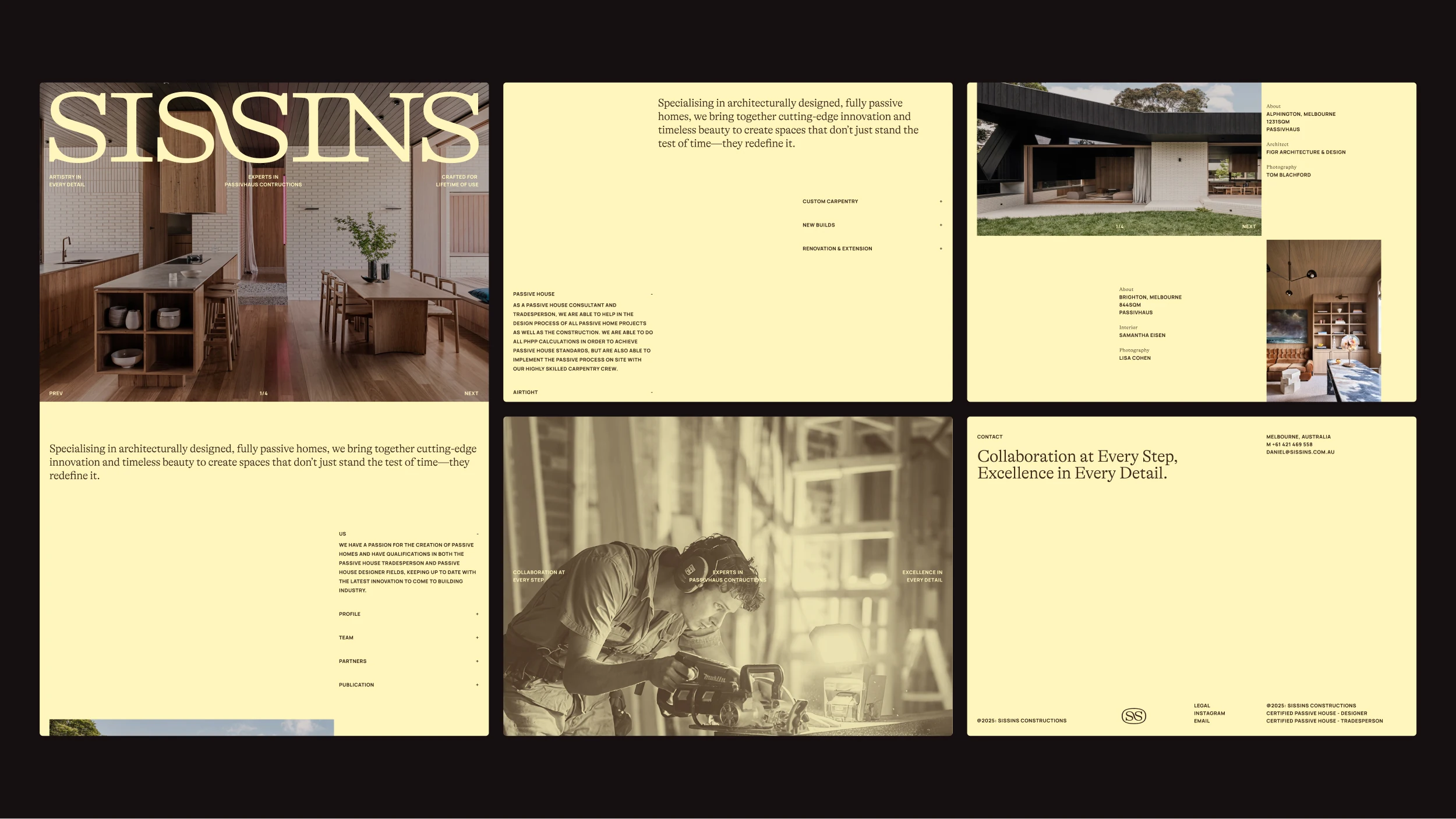 Website Design for Sissins