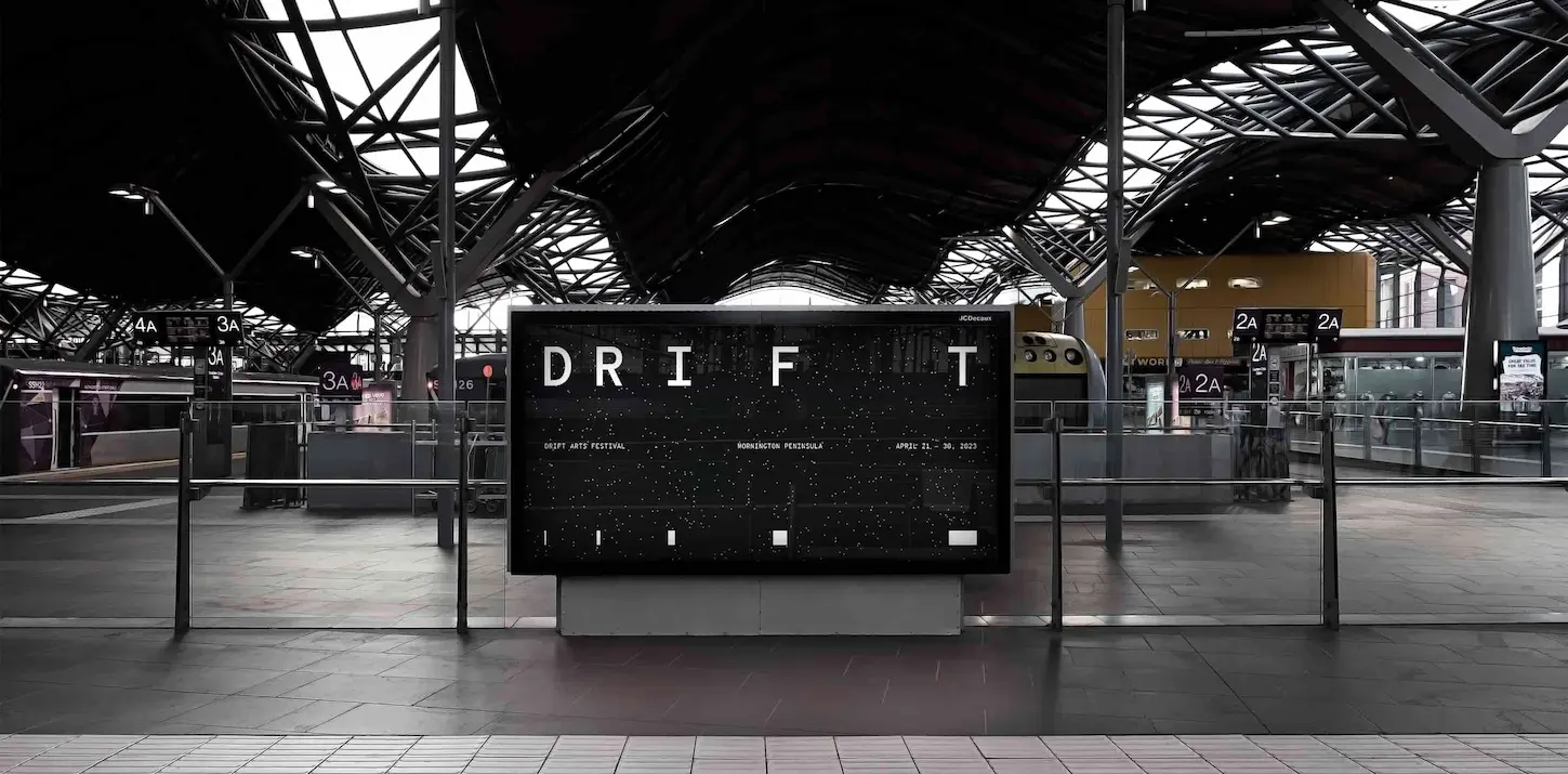 Drift Arts Festival branding by ONETOO